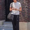 エムエムシックスメゾンマルジェラのTシャツコーディネート | 260618-1114-42 イ・テヒ