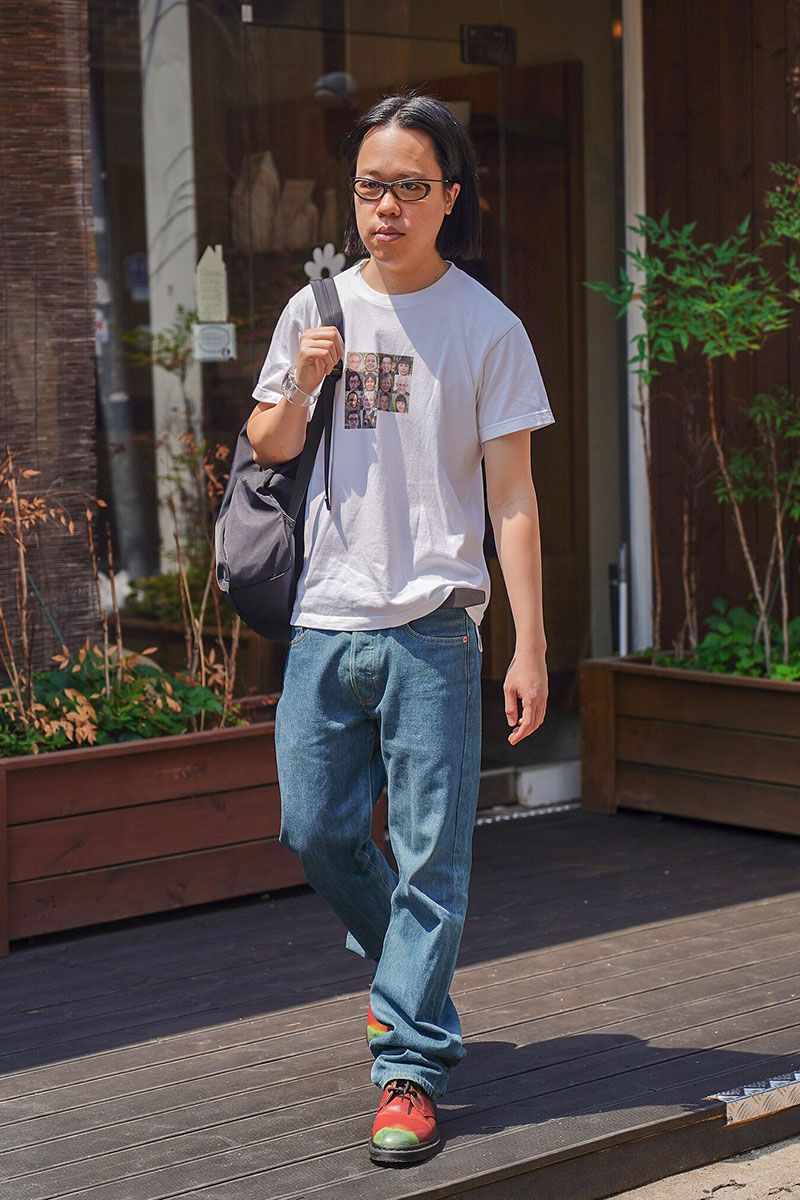 ドクターマーチン×シュプリームのシューズコーディネート | 260618-1132-22 キム・ヒジン 2枚目の写真