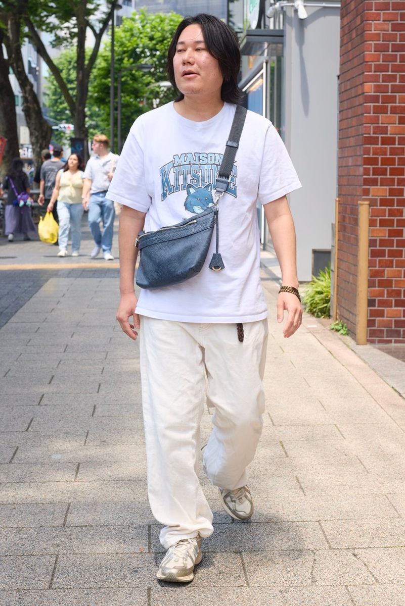 メゾンキツネのTシャツコーディネート | 260624-0929-28 てふ 2枚目の写真