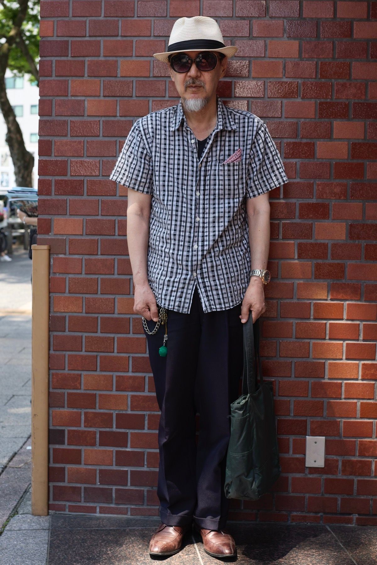 帽子 不明  眼鏡 不明  シャツ 不明  カットソー 不明  パンツ 不明  腕時計 ボンボン  シューズ オリヒカ