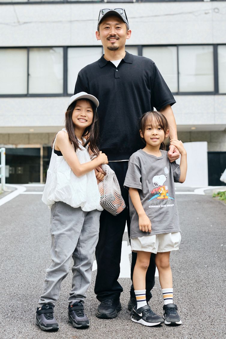 帽子 フォーティセブン  眼鏡 レイバン  ポロシャツ スティーブンアラン  Tシャツ ユニクロ  パンツ ユニクロ  バッグ ロンハーマン  シューズ ホカ