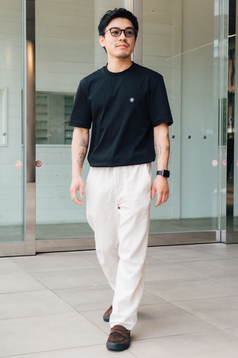 ボスのTシャツコーディネート | 260628-0932-42 鶴本敦己