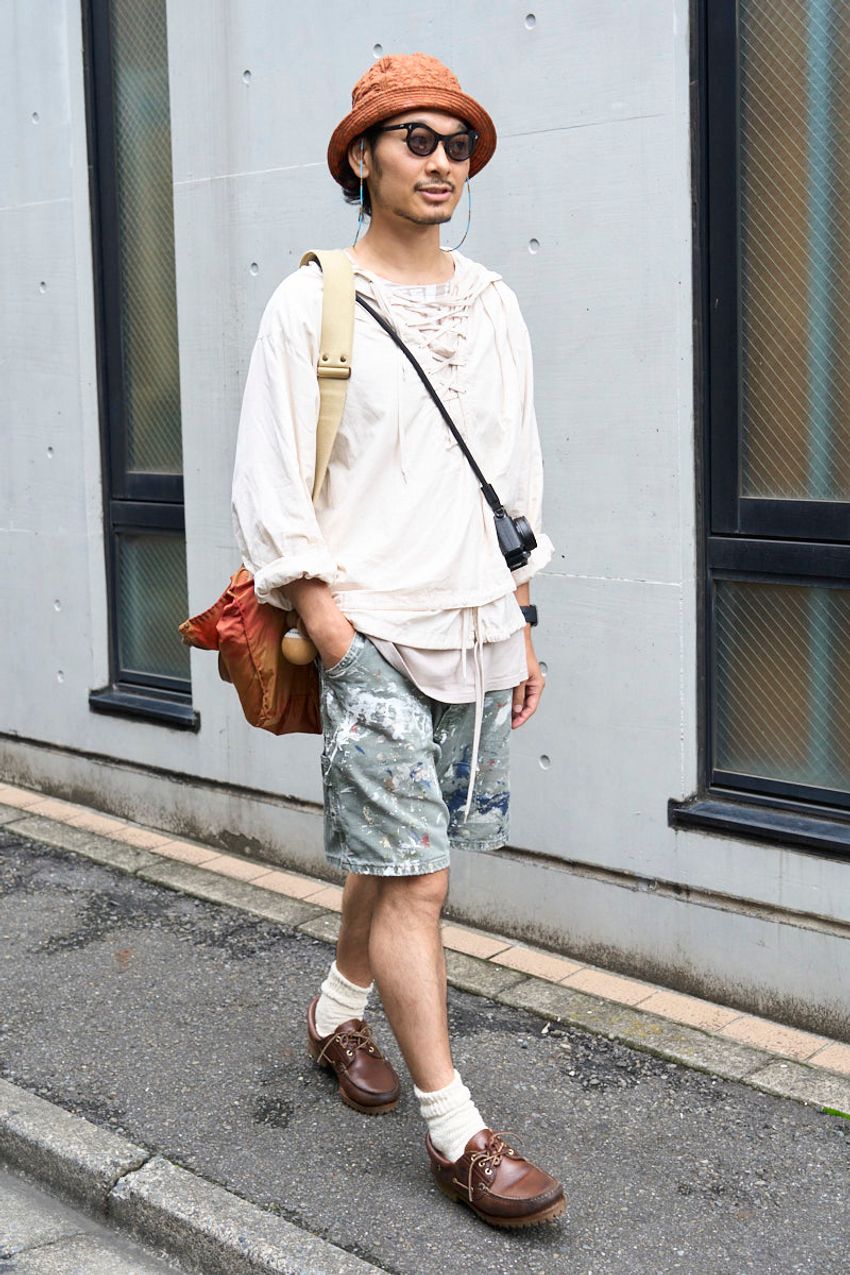 真夏のレザーシューズ、パンツは何を合わせるのが正解？ スナップに見るコーデ好例 - 9枚目の画像