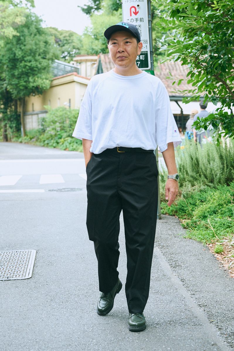 チャンピオンのTシャツコーディネート | 260708-0538-56 御子柴裕之 5枚目の写真