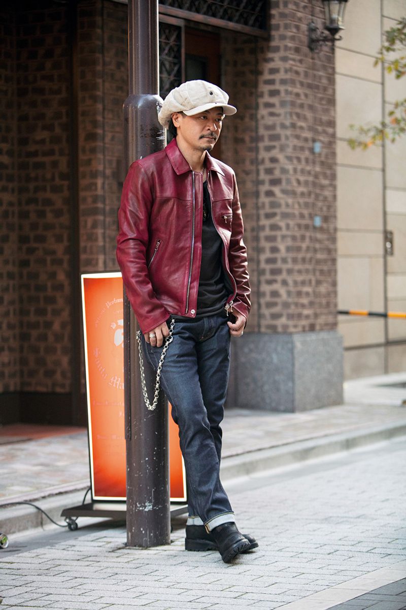 デニム×レザー、冬の方程式 井上 大輔