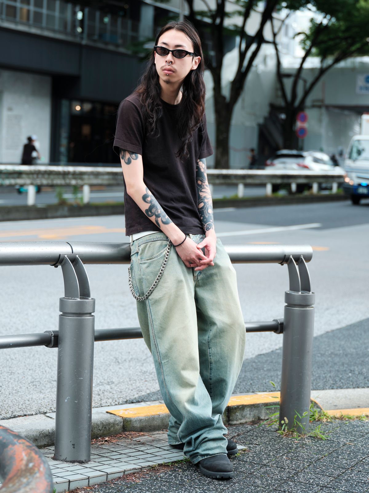 眼鏡 ユニクロ  Tシャツ コンビニエンスウェア  デニム ラングラー  ベルト 古着  シューズ ティンバーランド