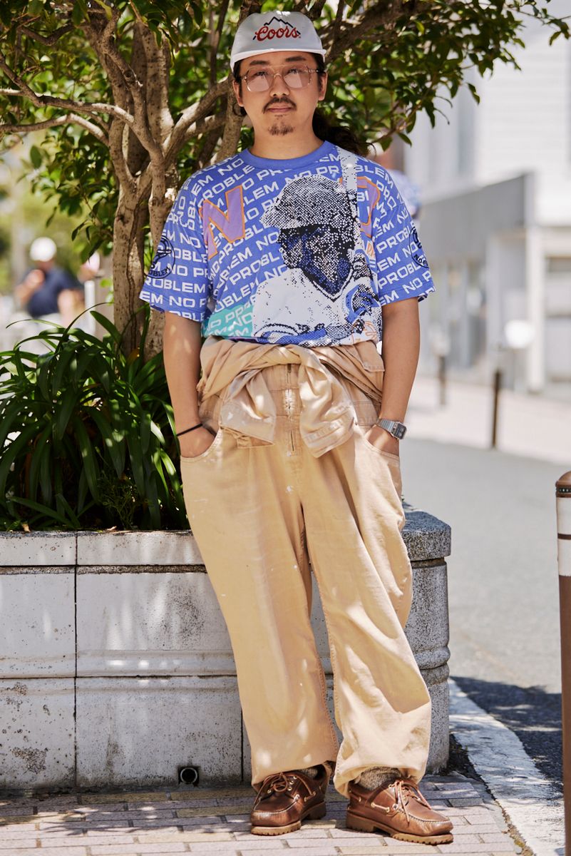 古着のTシャツコーディネート | 260714-1713-49 玉田裕也