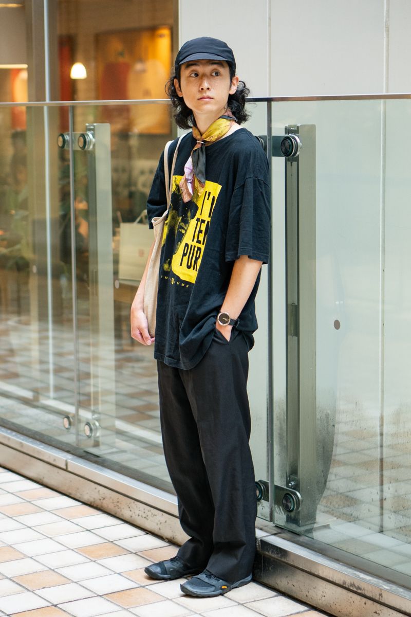 不明のTシャツコーディネート | 260719-1123-39 永浦圭太