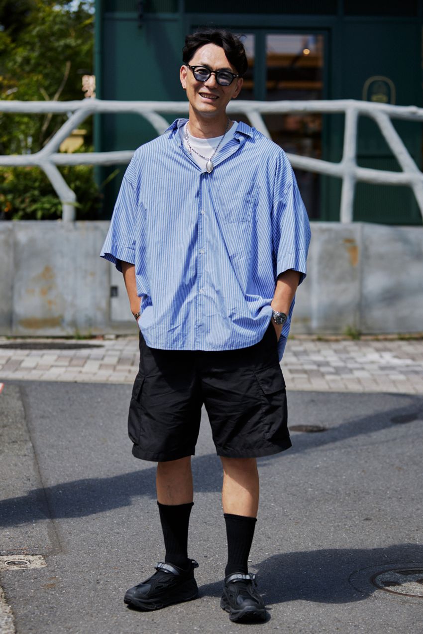夏も「ユニクロパンツ」が大活躍！スラックス＆ショーツの巧みなコーデ好例をスナップで - 5枚目の画像