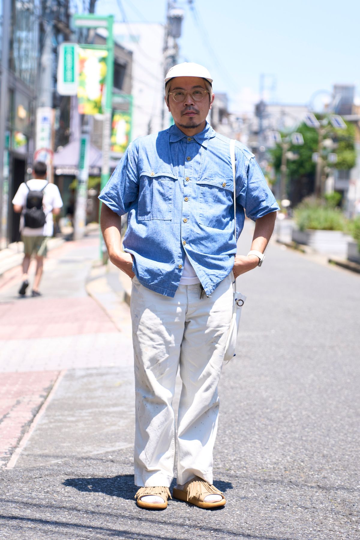 帽子 エンズアンドミーンズ  眼鏡 ネイティブサンズ  シャツ ケネスフィールド  パンツ バウワウ  バッグ ゴローズ  アクセサリー ゴローズ  腕時計 アップル  シューズ マリブサンダルズ