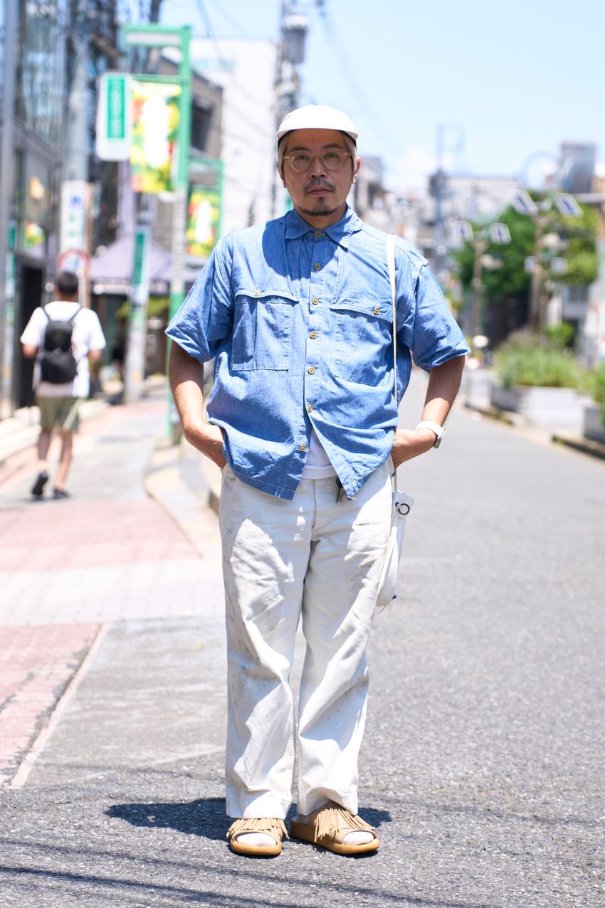 夏の最優秀カラーコーデ傑作集！「ブルー×ホワイト」の配色で彩った5名の洒落者たち - 5枚目の画像