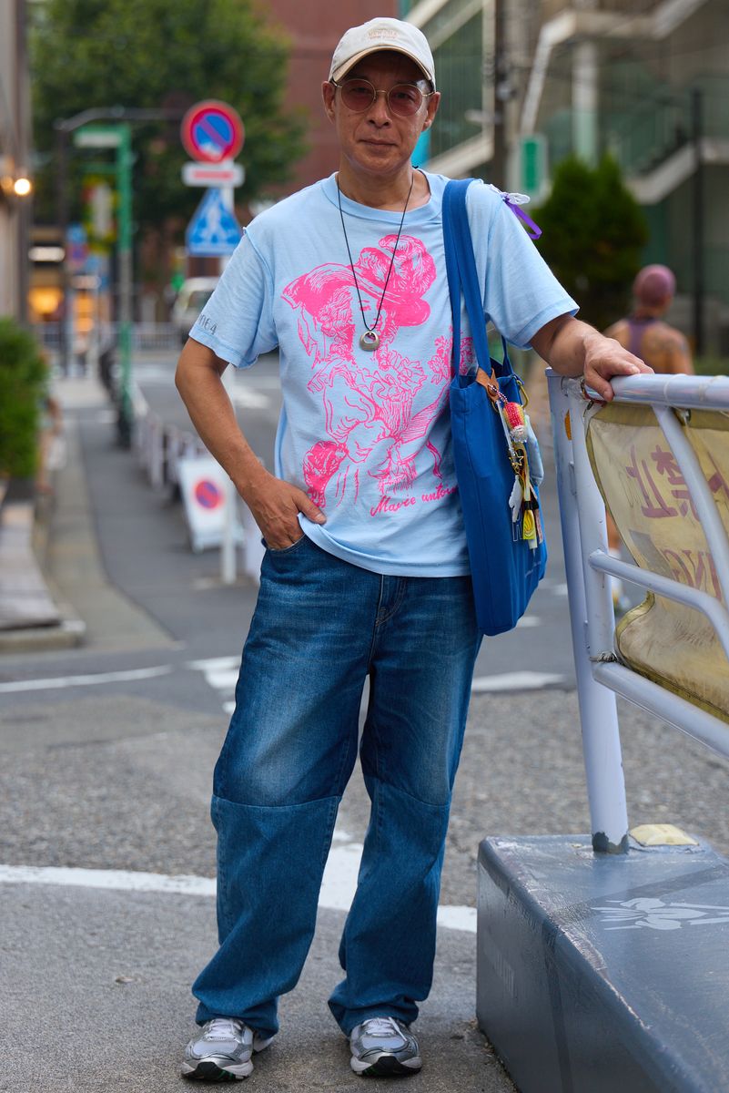 クリームチーズのTシャツコーディネート | 260731-1153-38 松本 宏 4枚目の写真