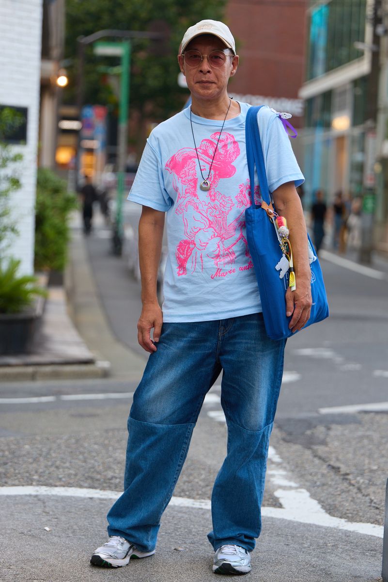 クリームチーズのTシャツコーディネート | 260731-1153-38 松本 宏