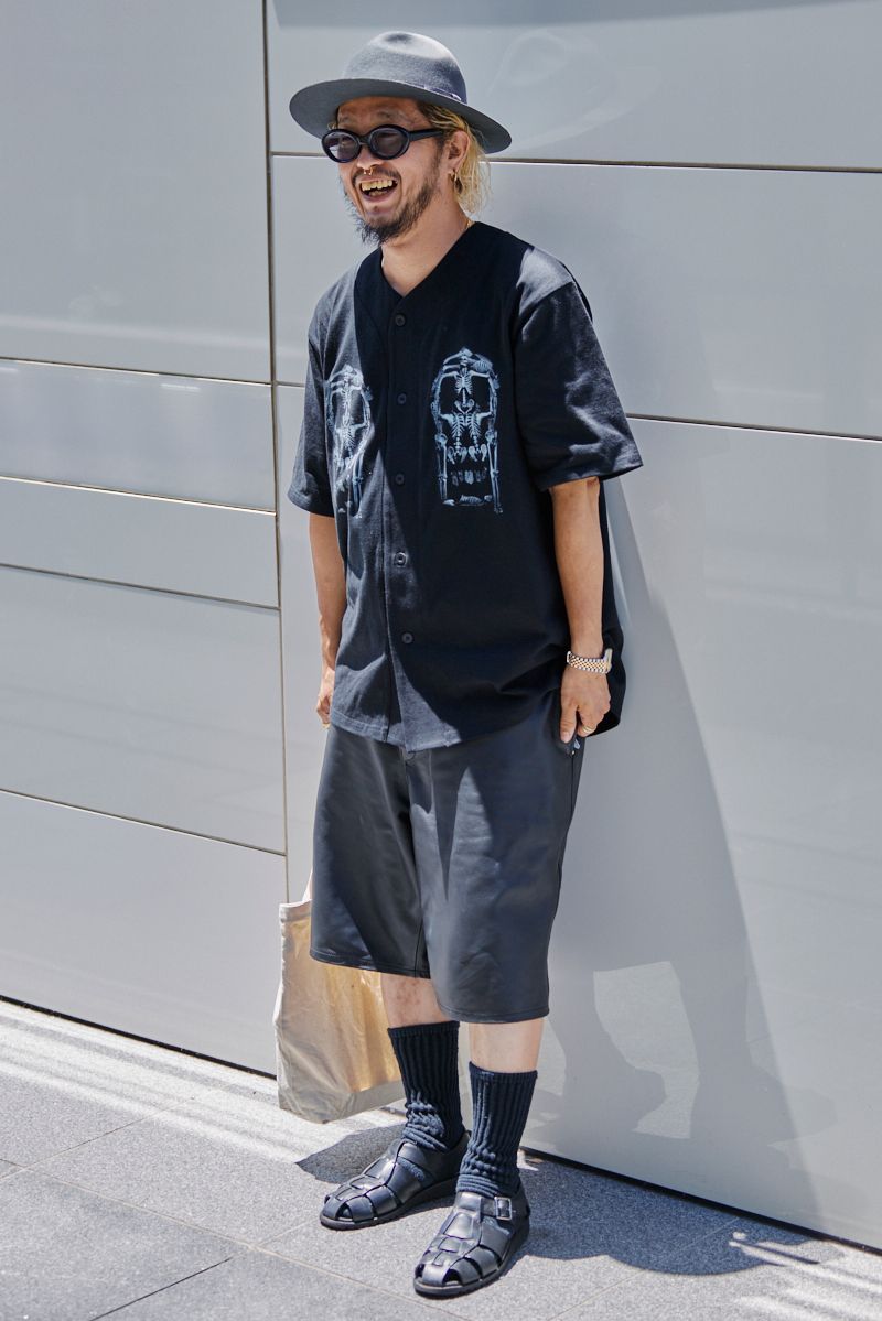 帽子 テンダーロイン  眼鏡 不明  シャツ ケイシマ×ロンリー  パンツ ビームス  バッグ スロンストア  腕時計 ロレックス  リング テンダーロイン  シューズ パラブーツ