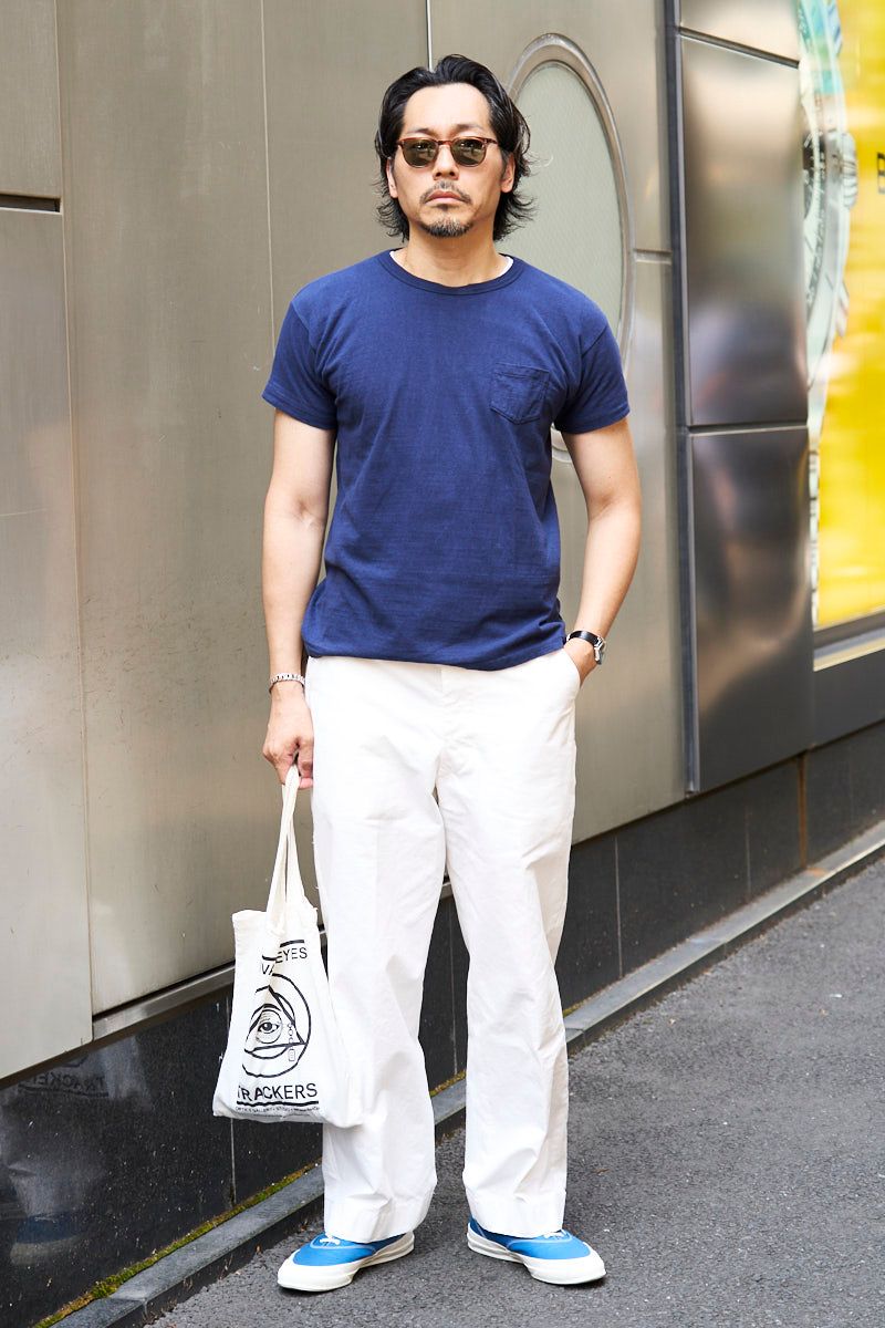 タイムウォーンクロージングのTシャツコーディネート | 260803-0720-09 國京
