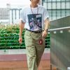 ユニクロのTシャツコーディネート | 260804-0629-32 サンペイ 3枚目の写真
