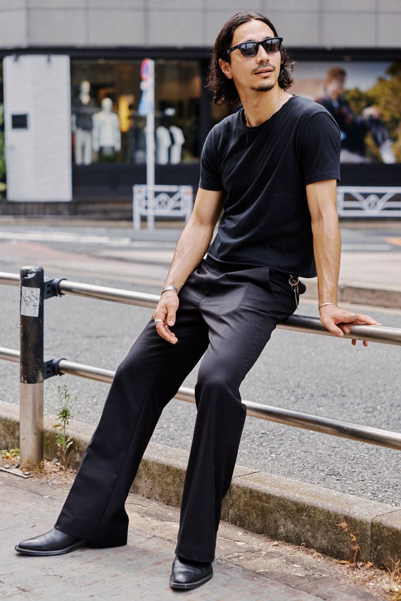 ユニクロのTシャツコーディネート | 260804-0709-33 Youssef 2枚目の写真
