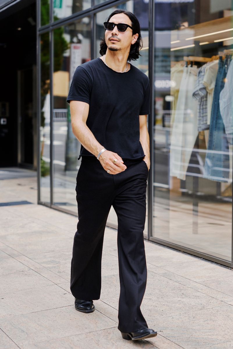 ユニクロのTシャツコーディネート | 260804-0709-33 Youssef 3枚目の写真