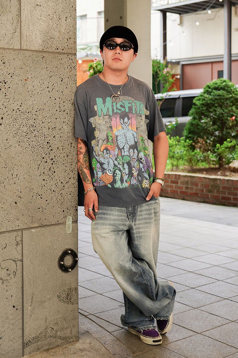 ヴィンテージ のTシャツコーディネート | 260812-1444-28 イ・ドンハ