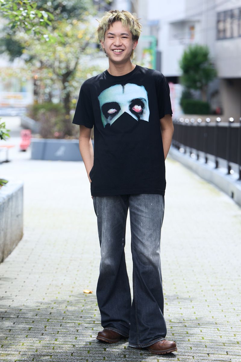 ジョンローレンスサリバンのTシャツコーディネート | 260815-1002-05 横山遼弥