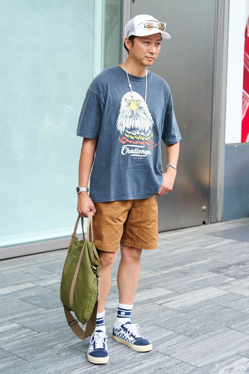 チャレンジャーのTシャツコーディネート | 260823-0547-22 Y.K