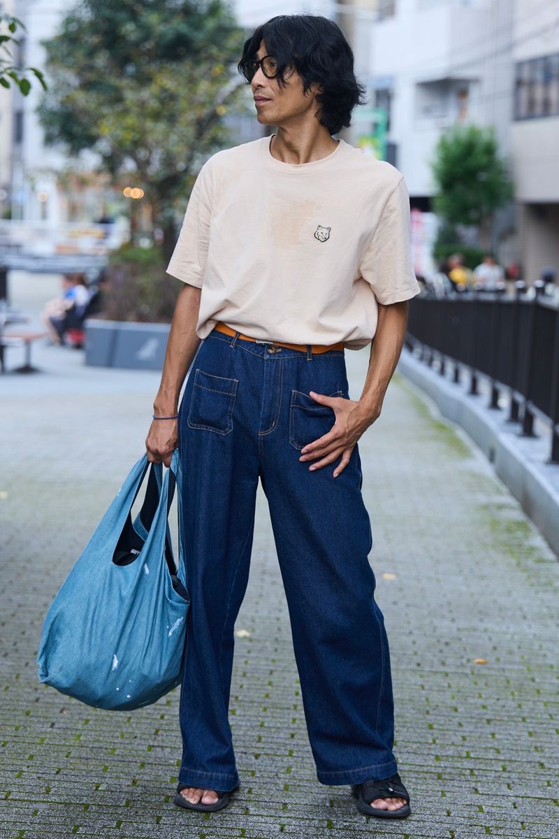 メゾンキツネのTシャツコーディネート | 260824-0941-51 たか 3枚目の写真