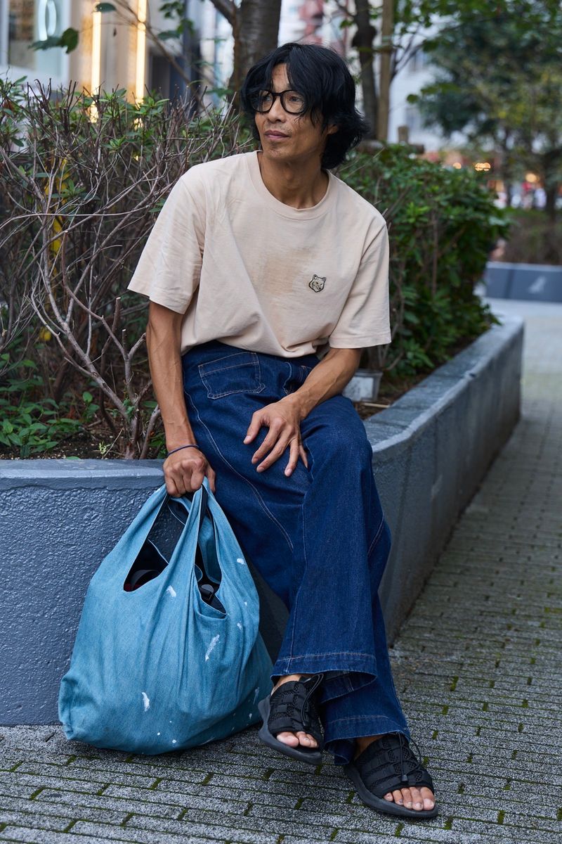 メゾンキツネのTシャツコーディネート | 260824-0941-51 たか 2枚目の写真