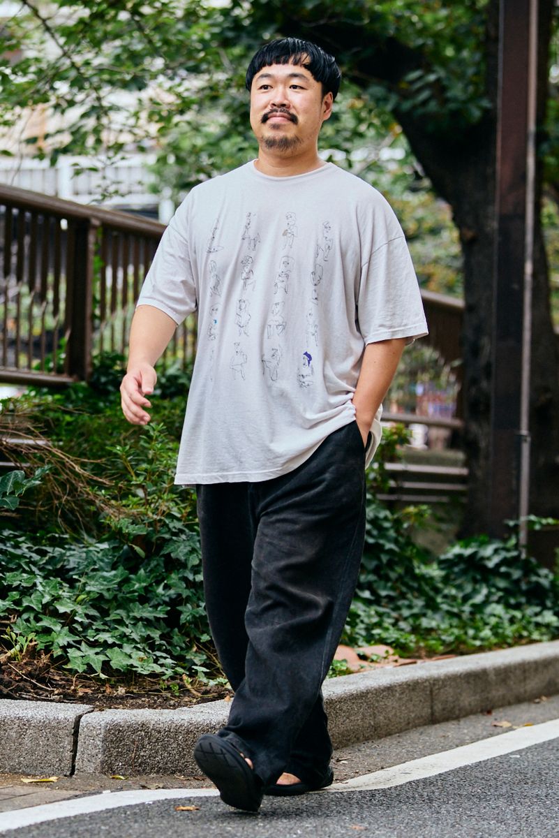 ノーブランドのTシャツコーディネート | 260826-1502-40 中澤有則 3枚目の写真