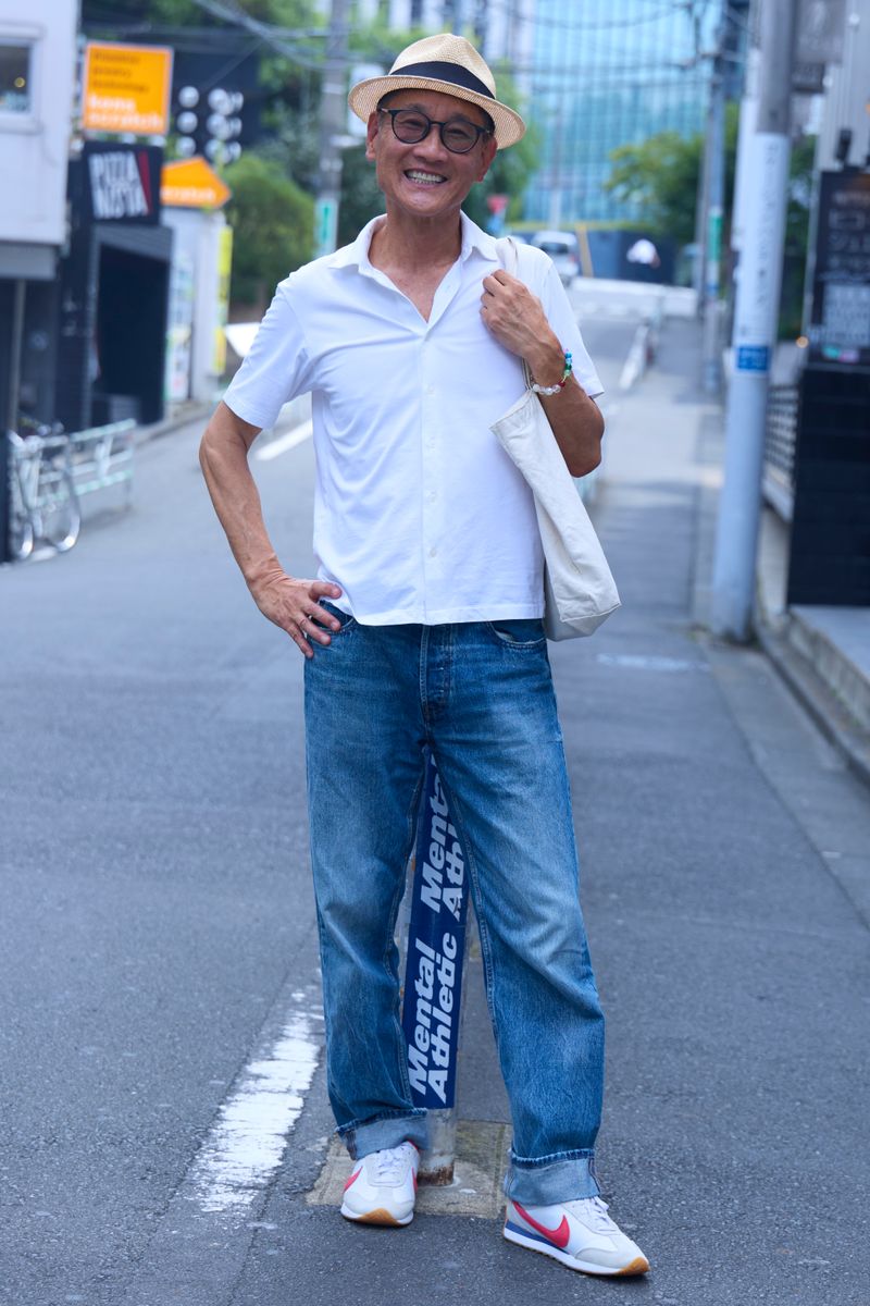 ユニクロのシャツコーディネート | 260828-0854-06 赤井二郎