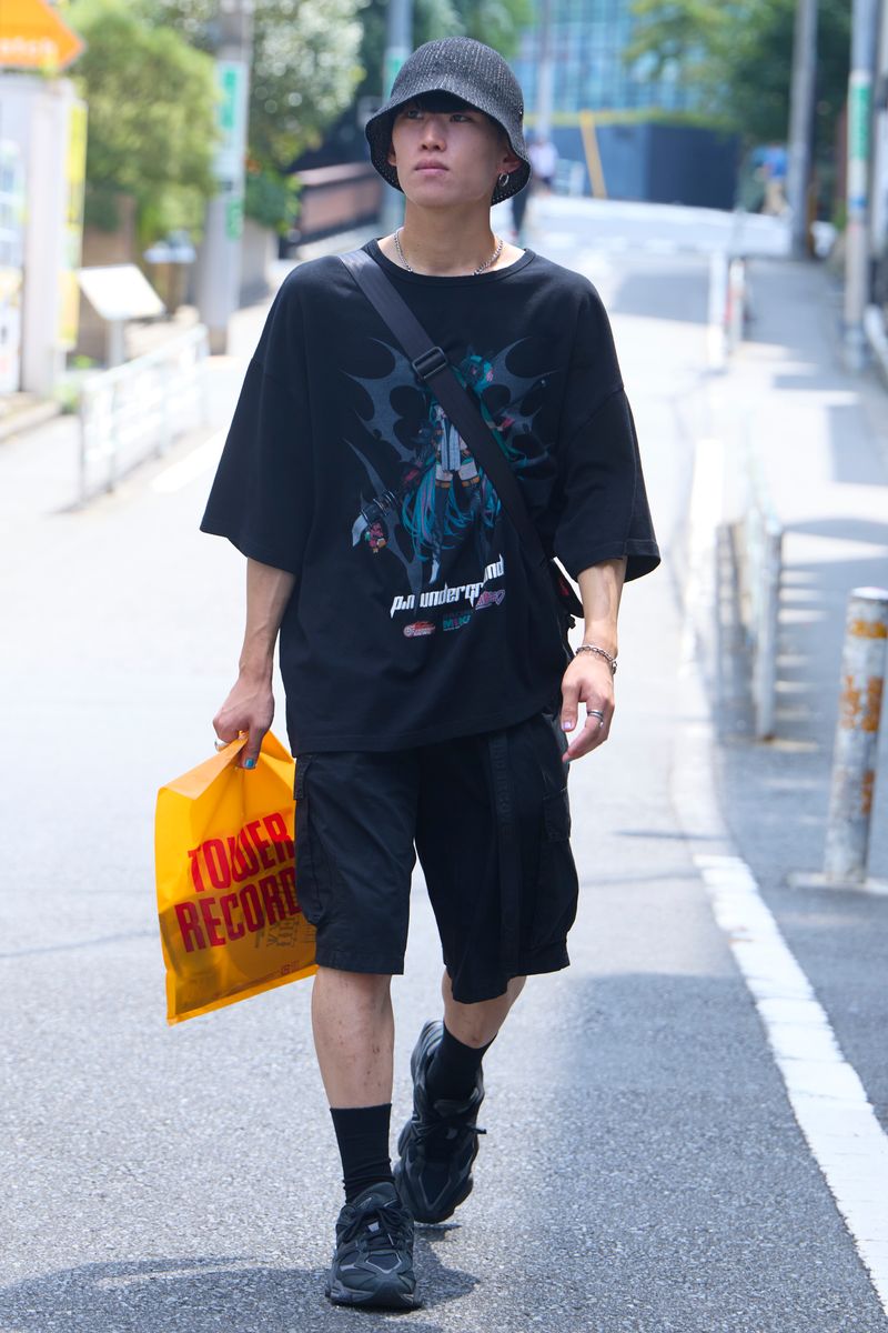 不明のTシャツコーディネート | 260827-2039-58 ぼぼ 3枚目の写真