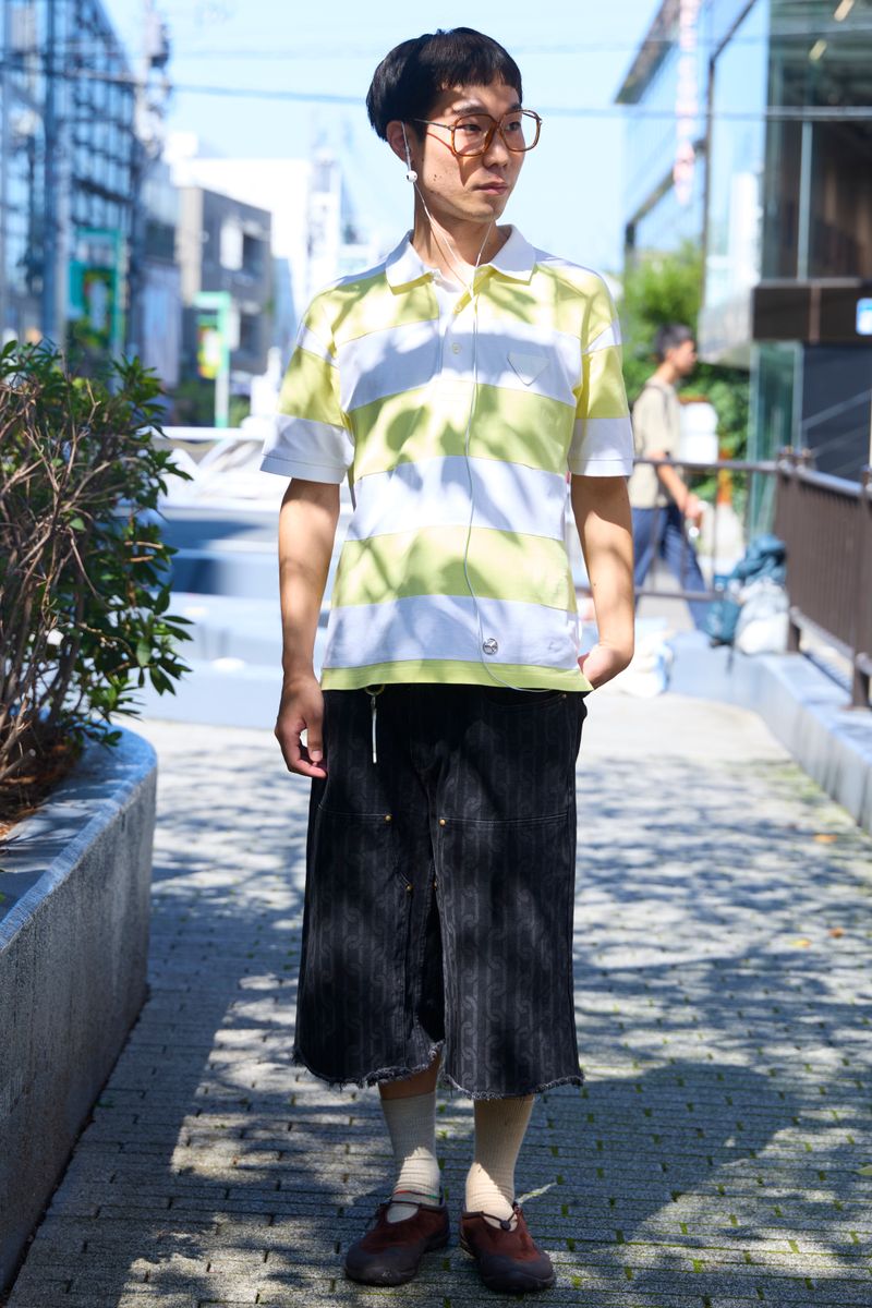 プラダのポロシャツコーディネート | 260828-1119-08 i am real daiki