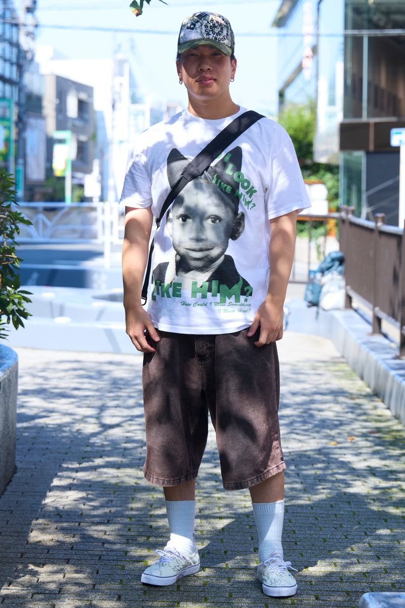 不明のTシャツコーディネート | 260827-2131-26 7ochi 3枚目の写真