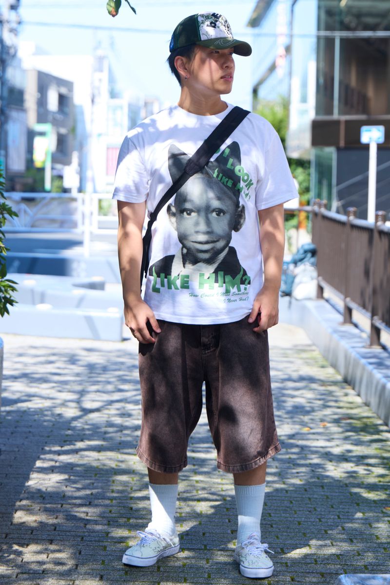 不明のTシャツコーディネート | 260827-2131-26 7ochi