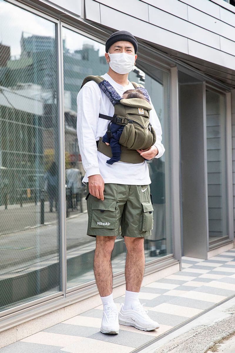 白T×白ソックス×白スニーカー。合わされば爽やかさMAX！ 山城佑太
