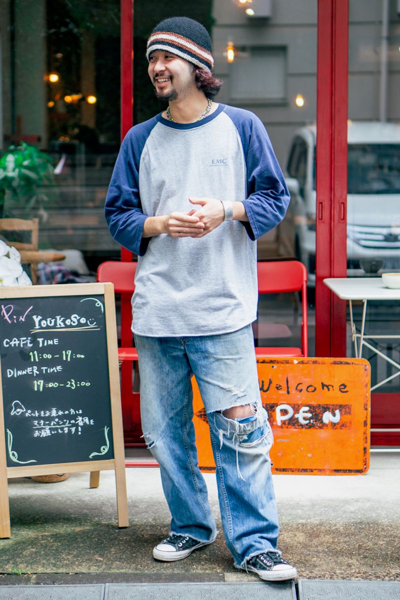 古着のTシャツコーディネート | 260915-0427-12 及川大希
