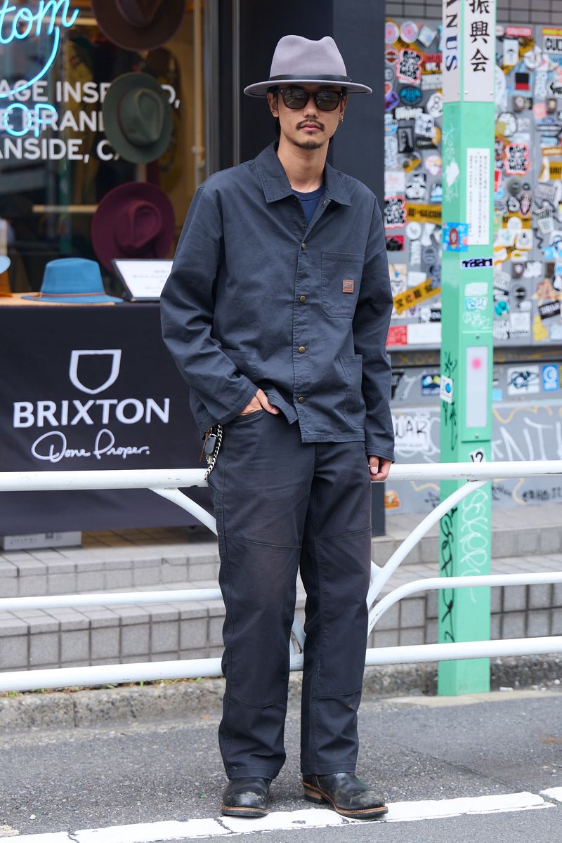 ブリクストンのシャツコーディネート | 260926-1306-33 浦辺真聖 2枚目の写真
