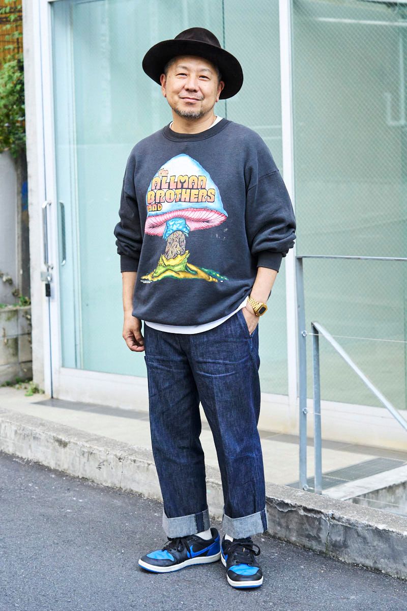 古着のスウェットコーディネート | 261028-0720-37 中神康雄