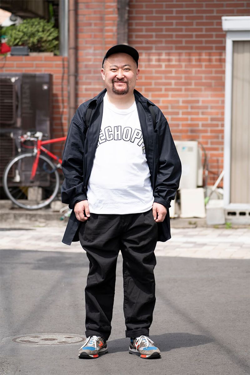 足元のNB「998」に全集中させる、シンプルなモノトーンがgood 木下勇貴