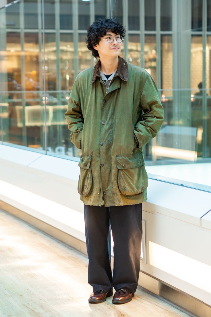バブアーのコートコーディネート | 261029-2101-45 山田将斗