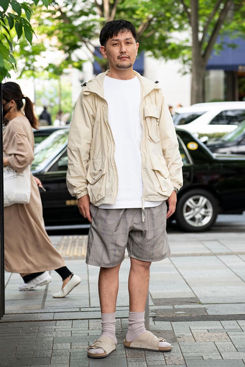 小僧っぽくない「半パン＋サンダル」。色使いとアイテム選びのグッドサンプル 井澗一洋