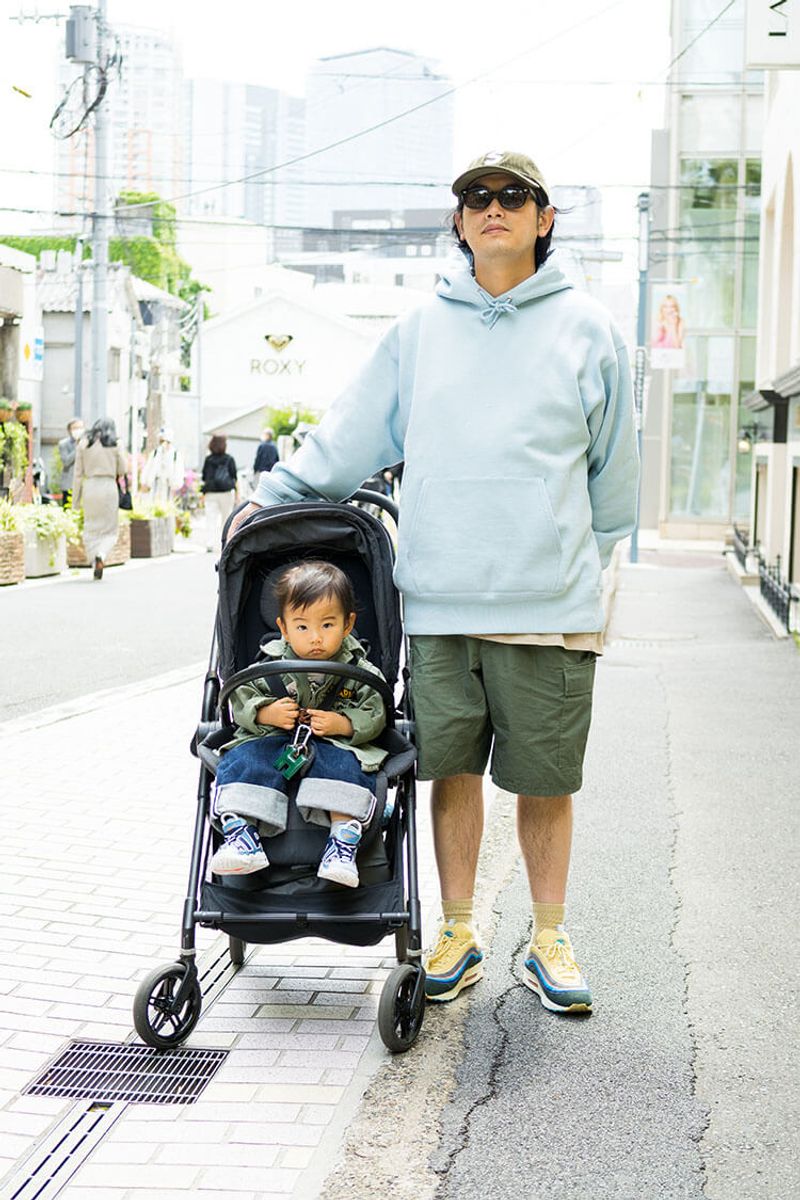 ミリタリーカラーのショーツに、夏色パーカーで“味変”成功 前宮英和