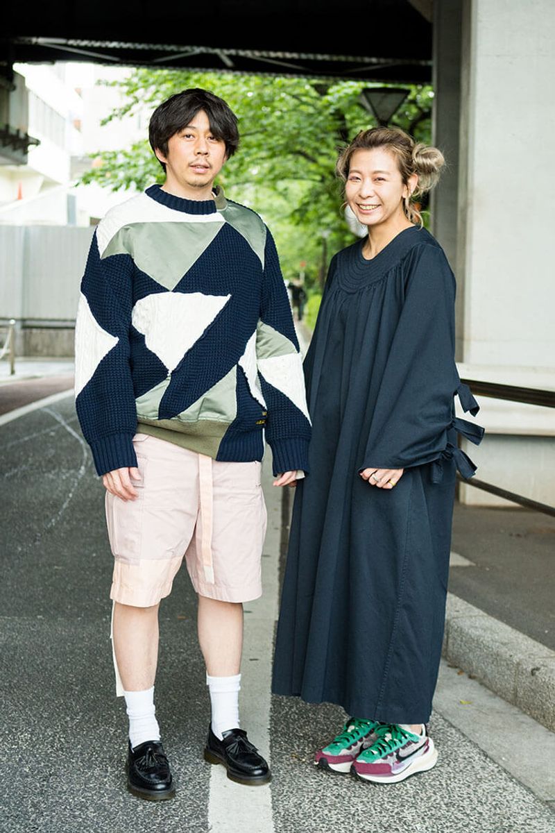 主役級ニットは優しい色のショーツを合わせてスッキリと 臼澤祥吾