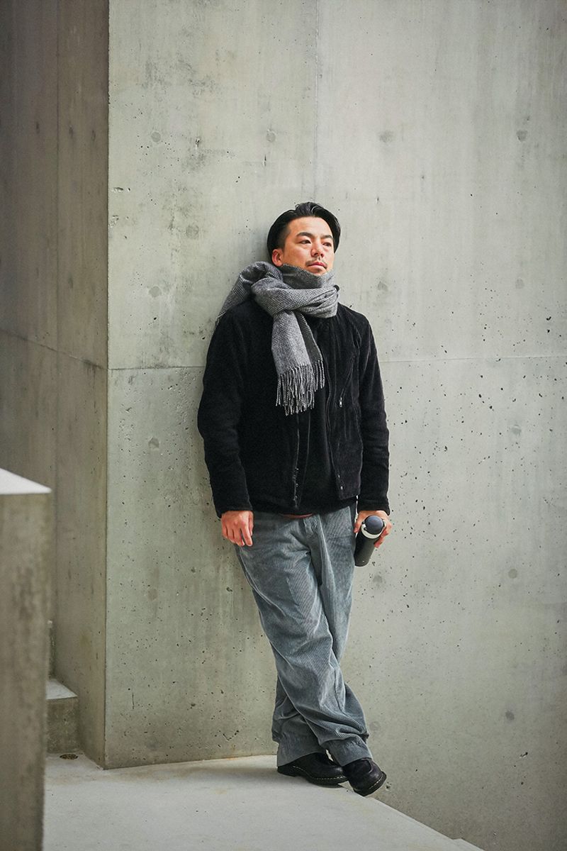 ショートブルゾン＆ワイドパンツで颯爽に 森田 晃嘉