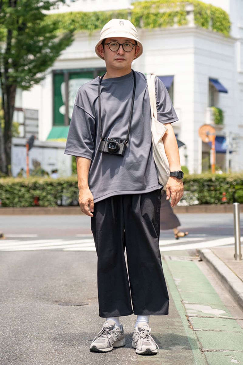 ワイドパンツを8.5分丈で。ヌケ感と個性を作るグッドチョイス 北山克典