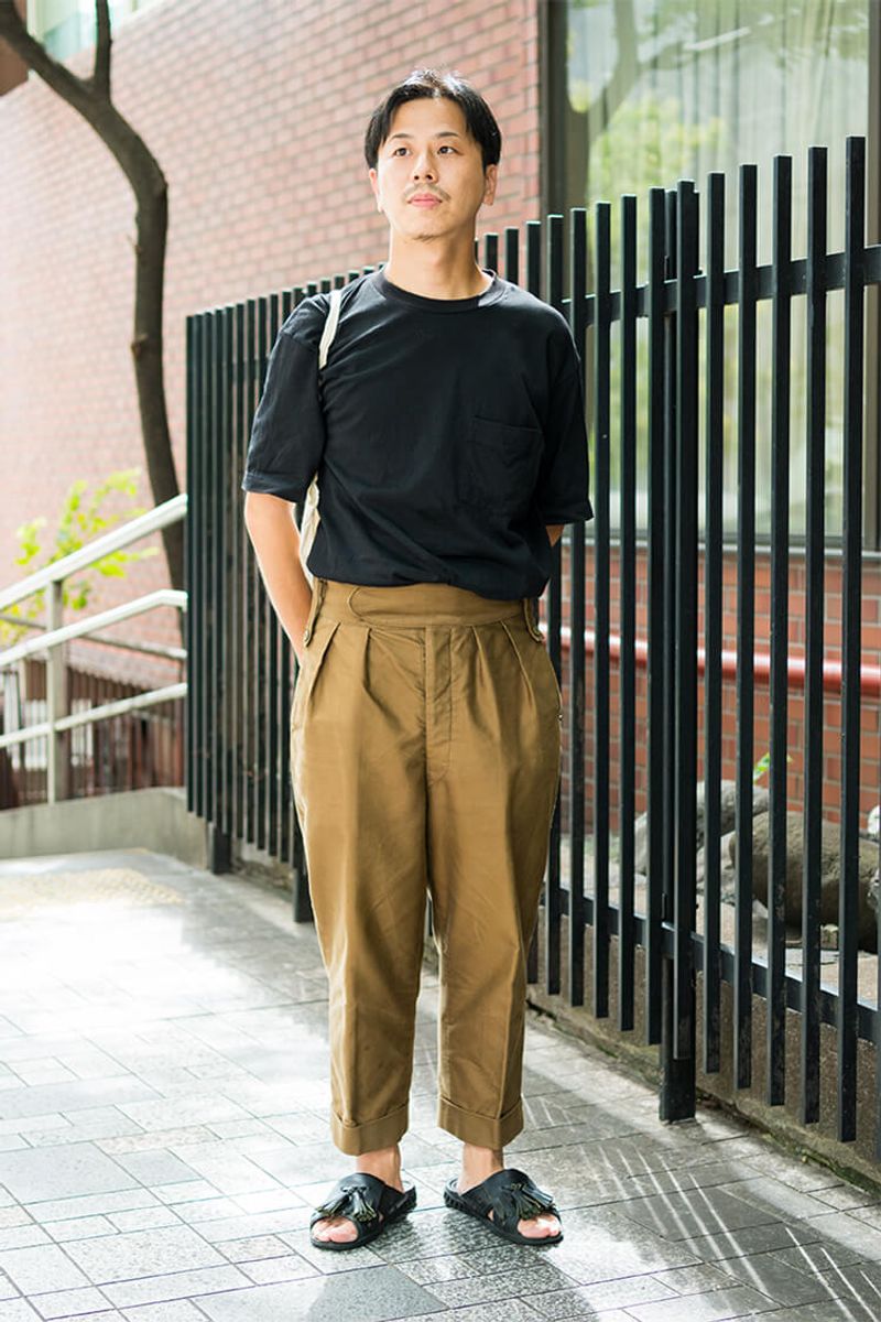 Tシャツタックインで、一気にパンツを主役にする 清水祐司