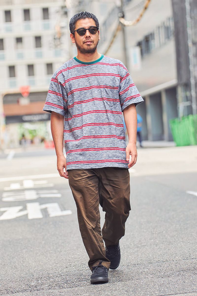 シンプルな装いに幅を生む、レトロなボーダーのマルチな才能 蝶野博幸