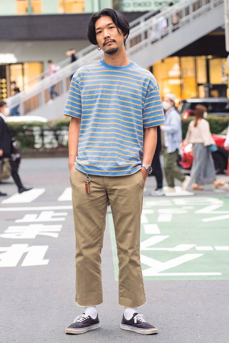 合わないわけがない、ディッキーズ+ヴァンズ+ボーダー＝横乗りスタイル完成形 髙野優也