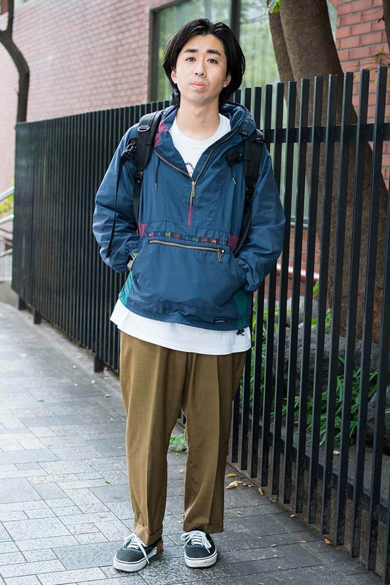 アノラック ＋スラックス。山と街のナイスバランス 石川祥啓