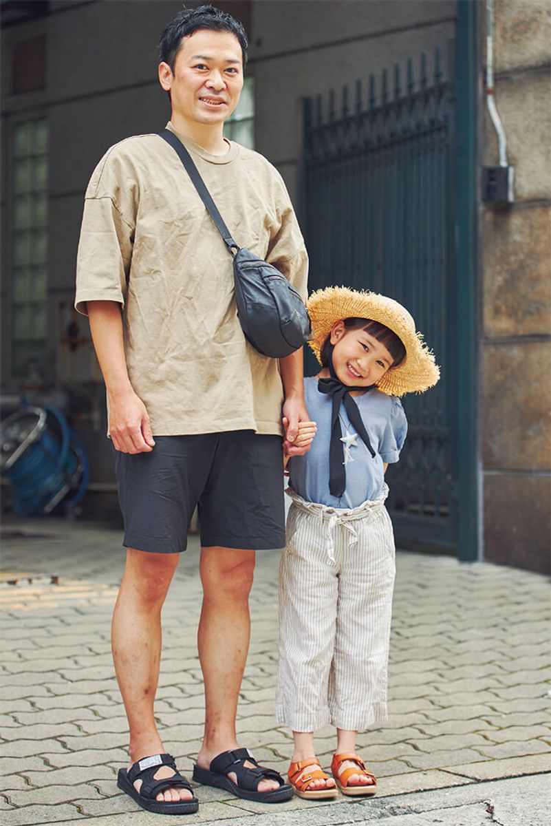 イメージは砂浜？ このまま海で遊べそうなショーツスタイル！ 古川忠喜