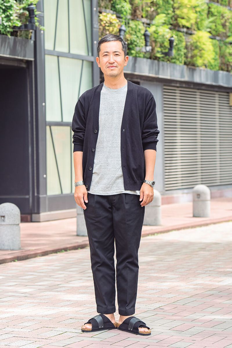 モード感も抜け感も、欲張りな向きにグレーというベストチョイス 森闘士也